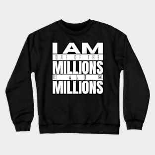 The Rock Merch The Millions and Millions Just Bring It Merch  For WWE Wrestling The Rock Fans, WWE Just Bring It The Rock Merch Crewneck Sweatshirt